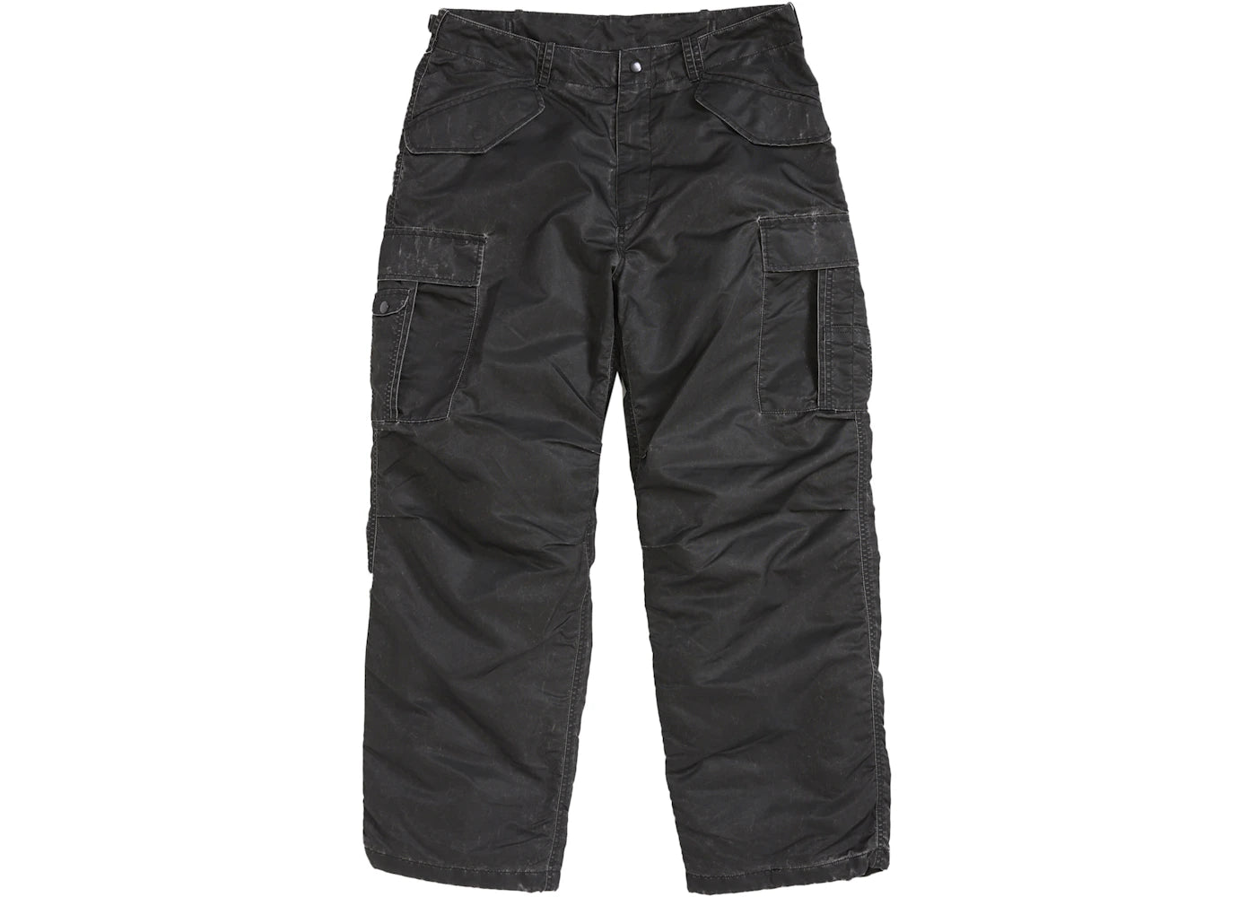 Supreme Washed Flight Satin Cargo Pant Black