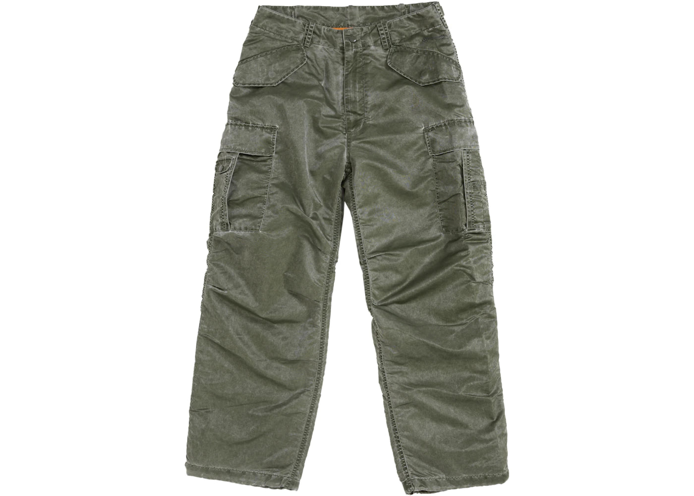 Supreme Washed Flight Satin Cargo Pant Olive