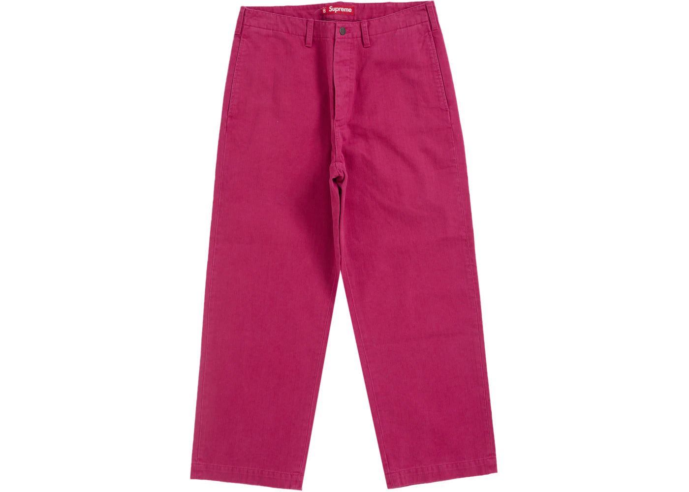 Supreme Washed Herringbone Chino Pant Dusty Pink