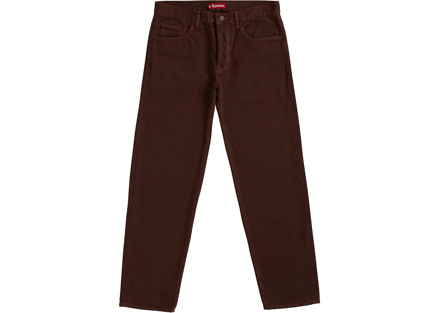 Supreme Washed Regular Jean (SS19) Washed Brown