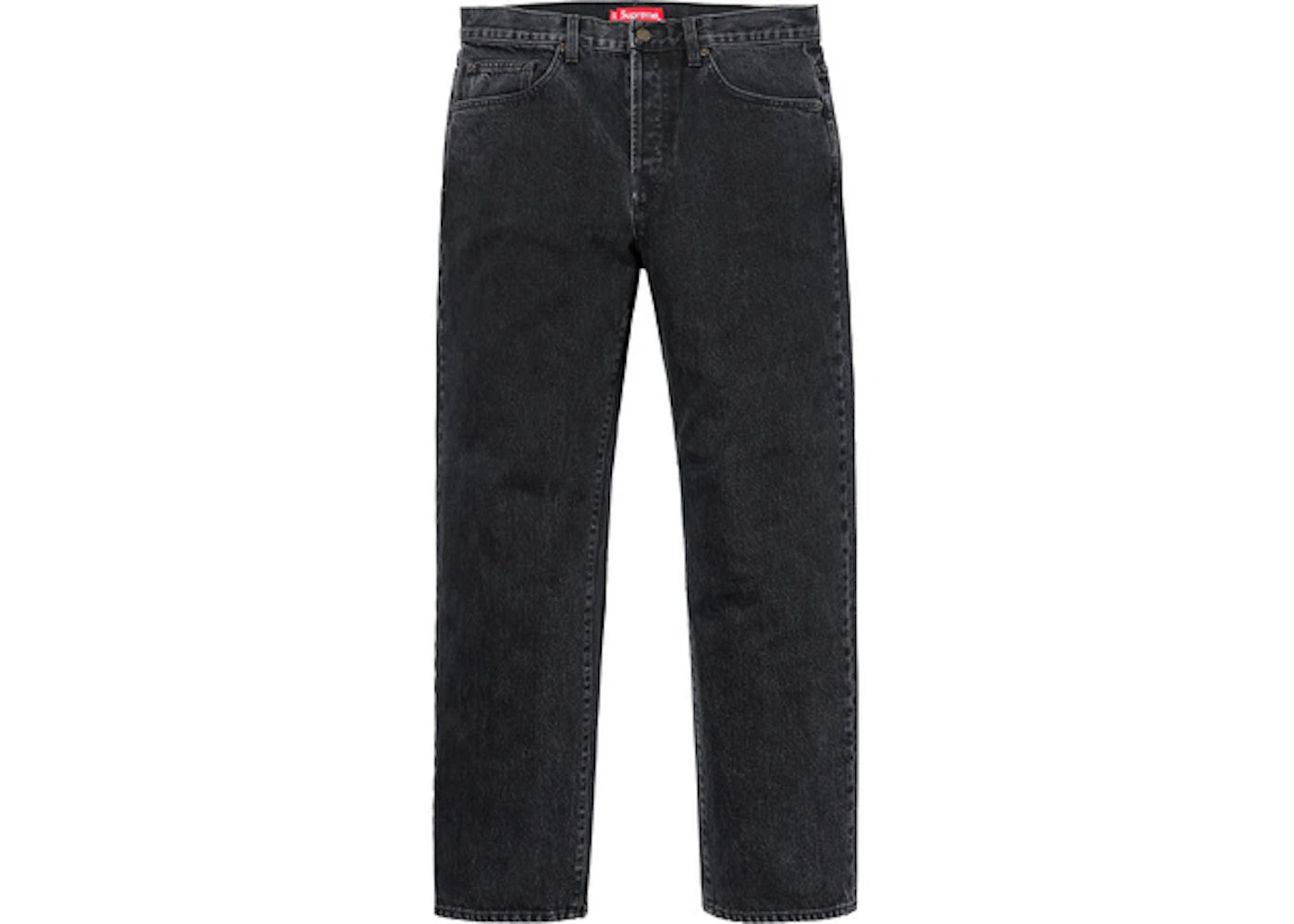 Supreme Washed Regular Jeans (FW18) Black