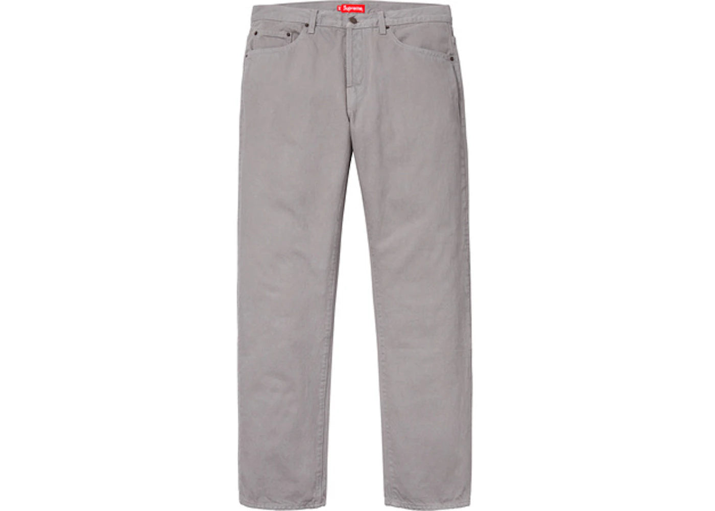 Supreme Washed Regular Jeans (FW18) Grey