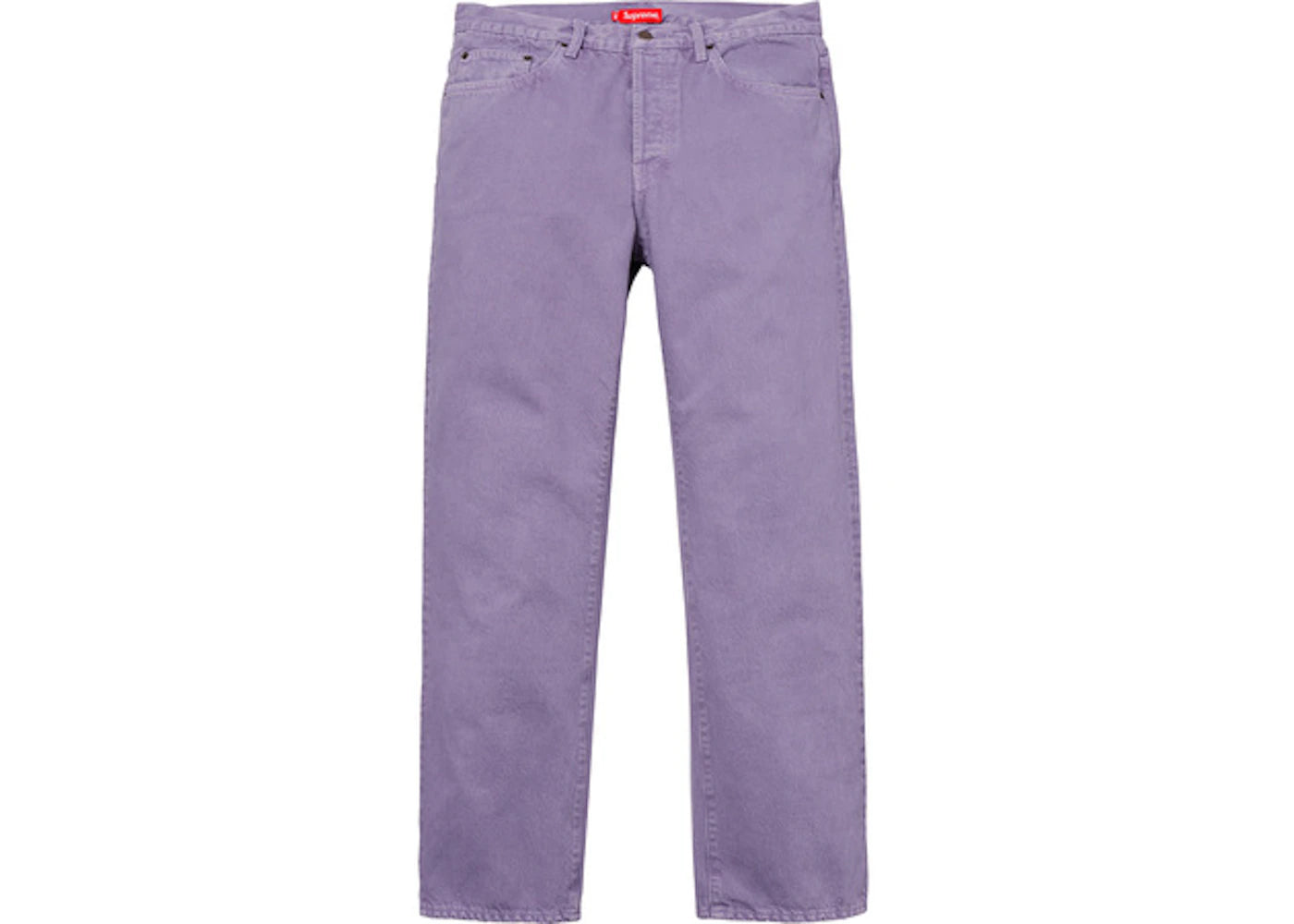 Supreme Washed Regular Jeans Light Purple