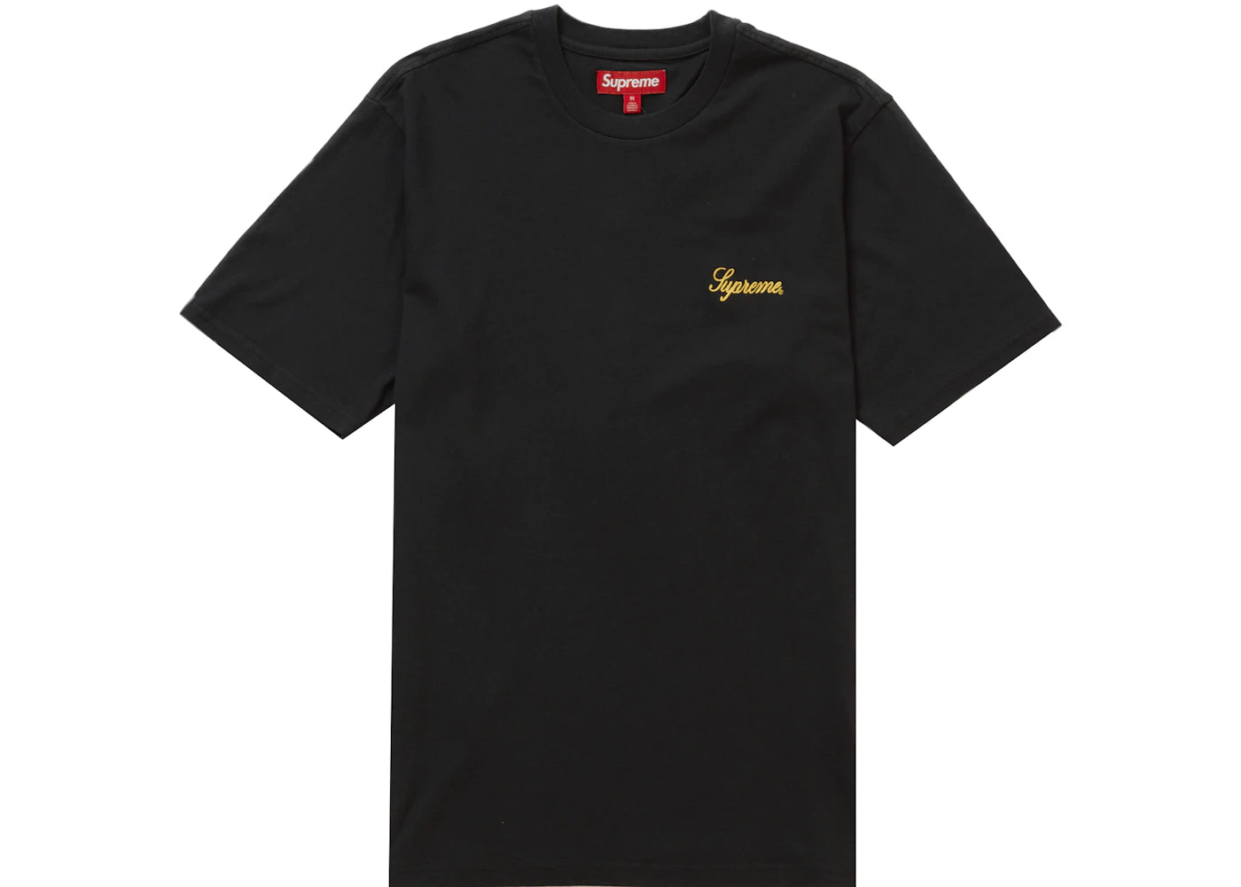 Supreme Washed Script S/S Top (FW23) Black