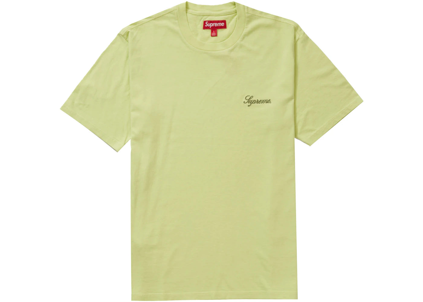 Supreme Washed Script S/S Top (FW23) Lime