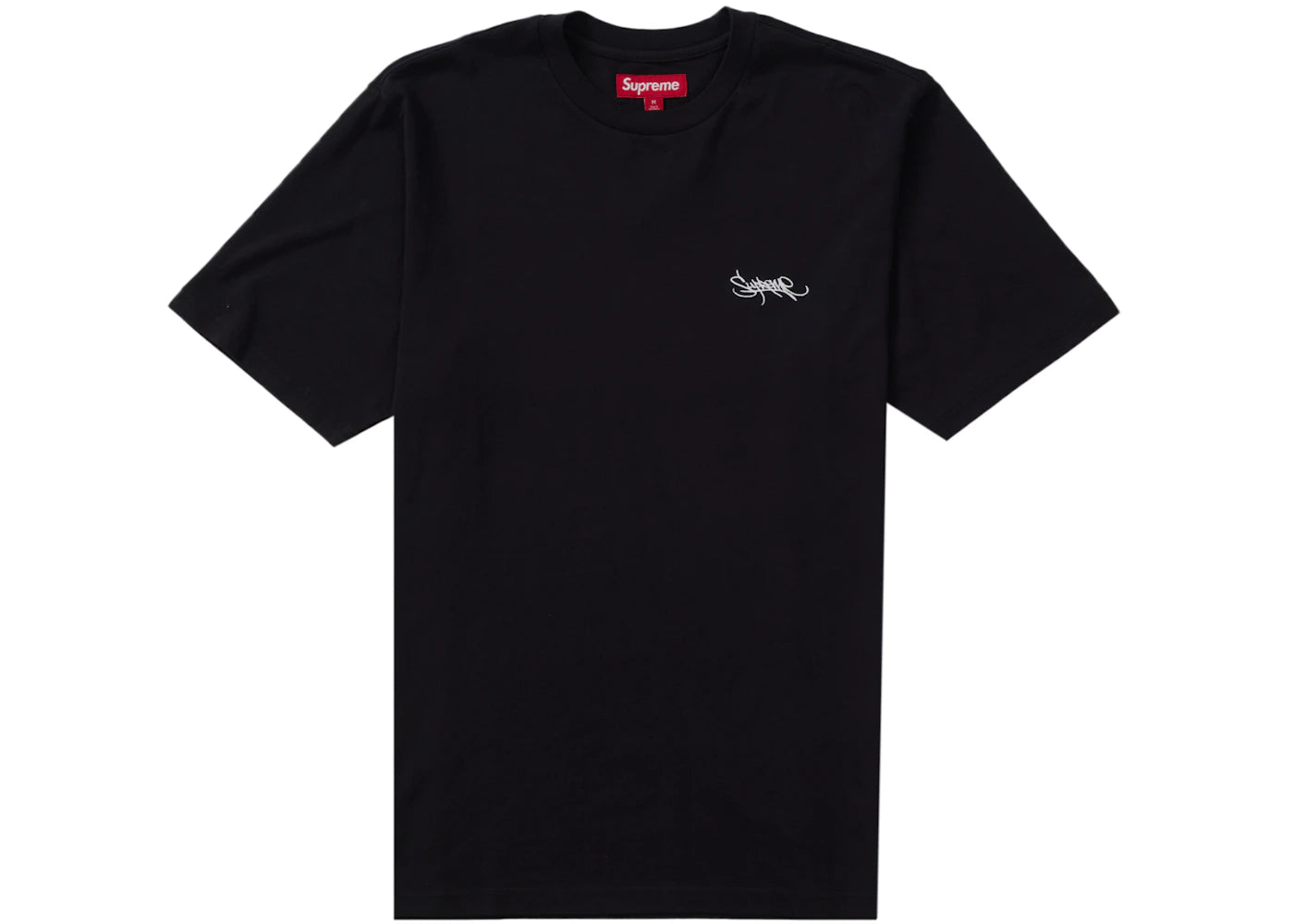 Supreme Washed Tag S/S Top Black