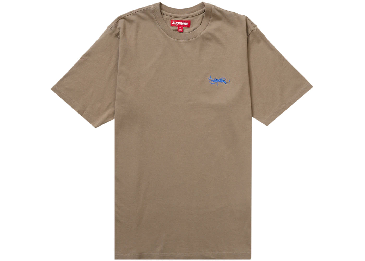 Supreme Washed Tag S/S Top Dusty Olive