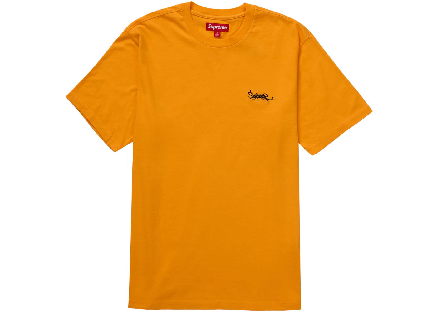 Supreme Washed Tag S/S Top Orange