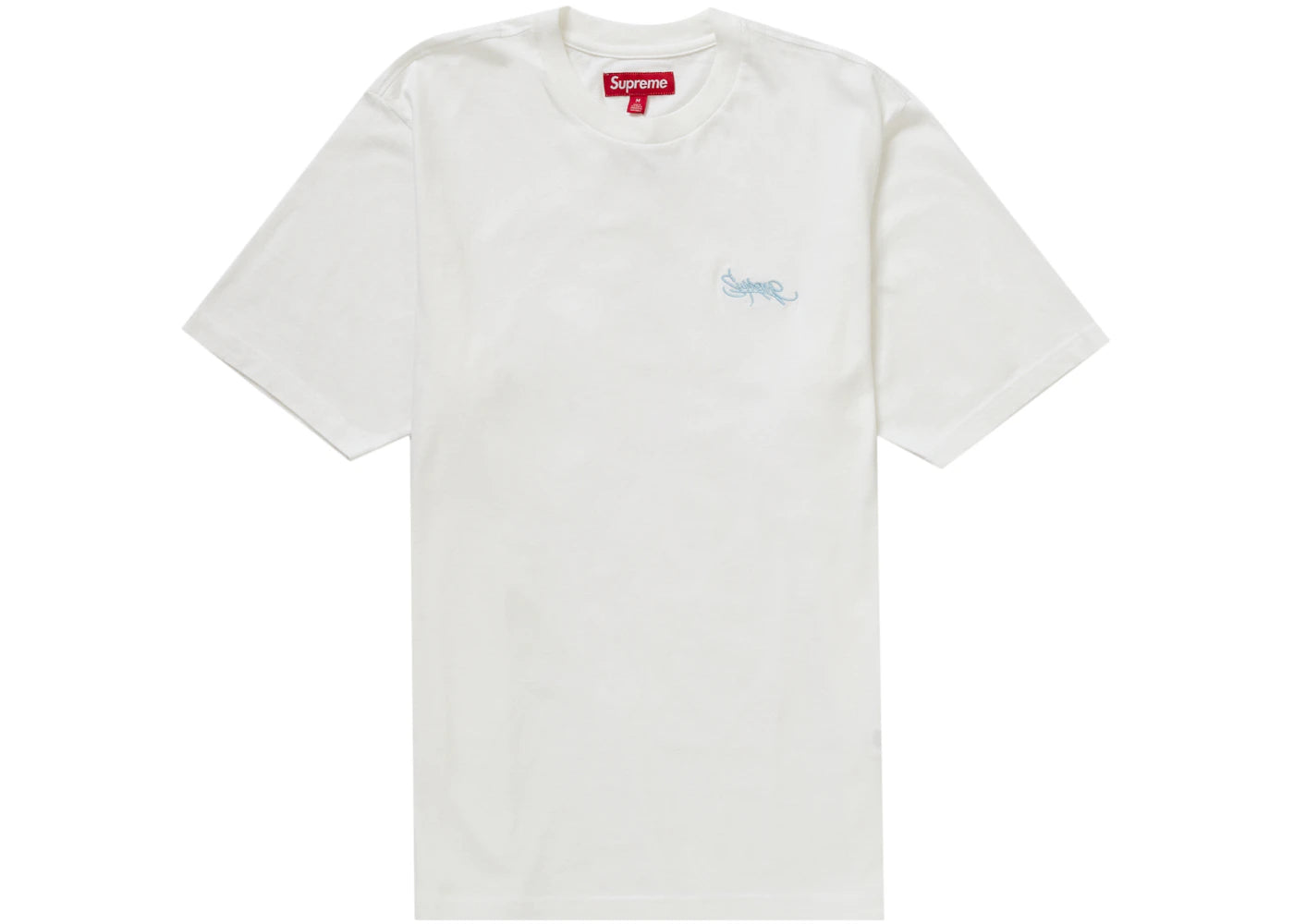 Supreme Washed Tag S/S Top White