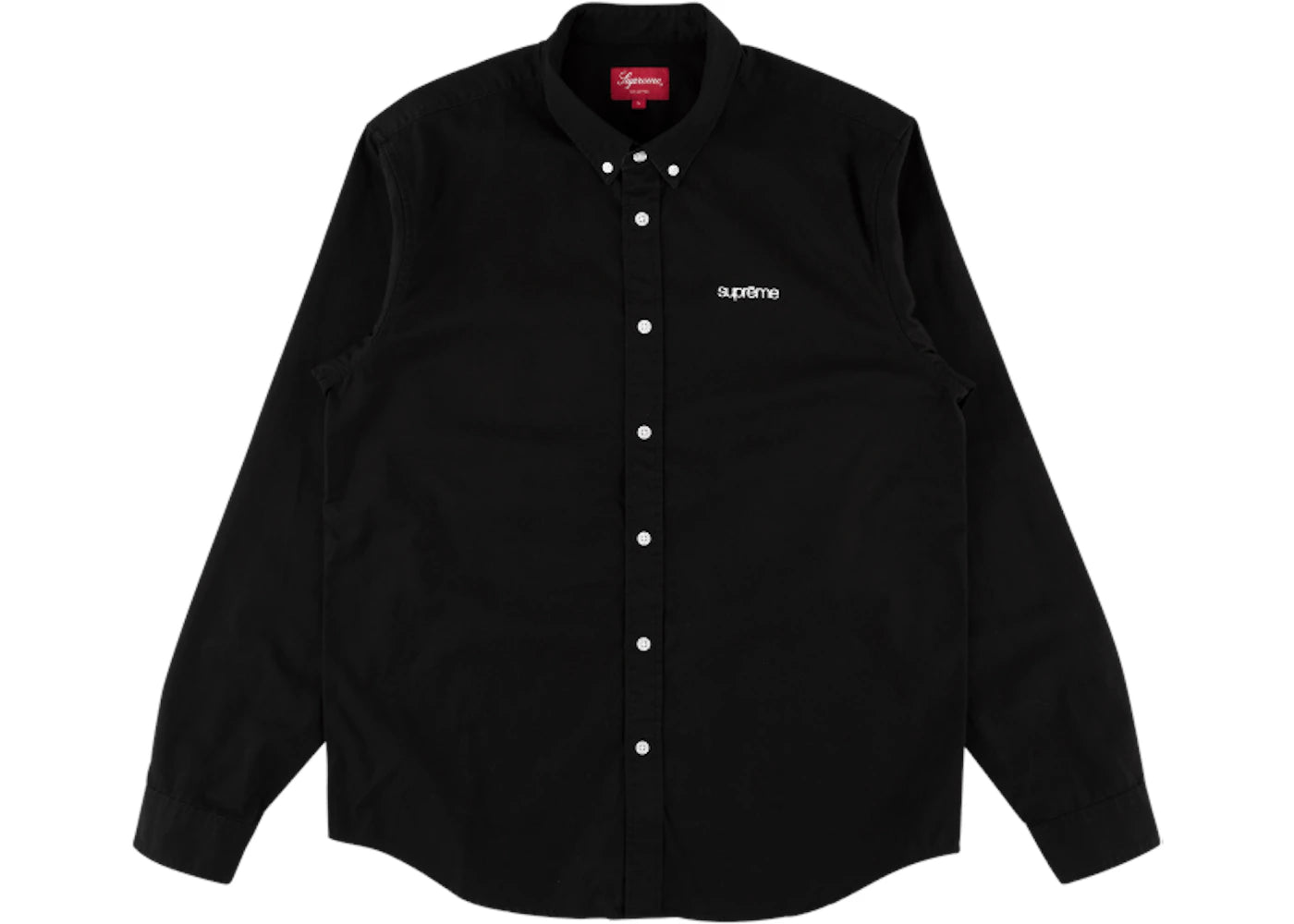 Supreme Washed Twill Shirt Black