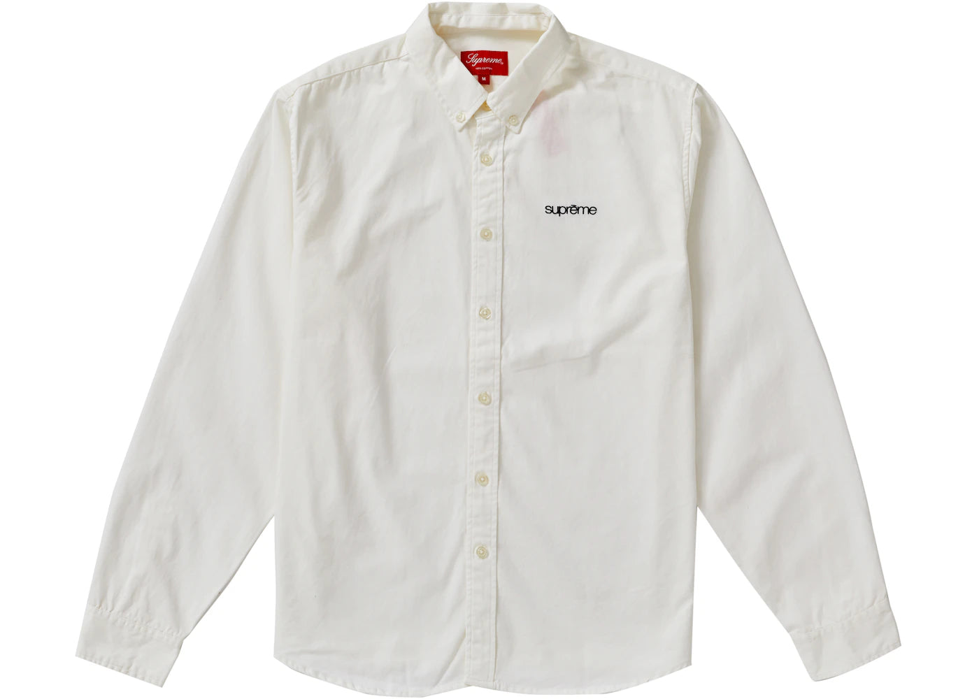 Supreme Washed Twill Shirt (SS19) White