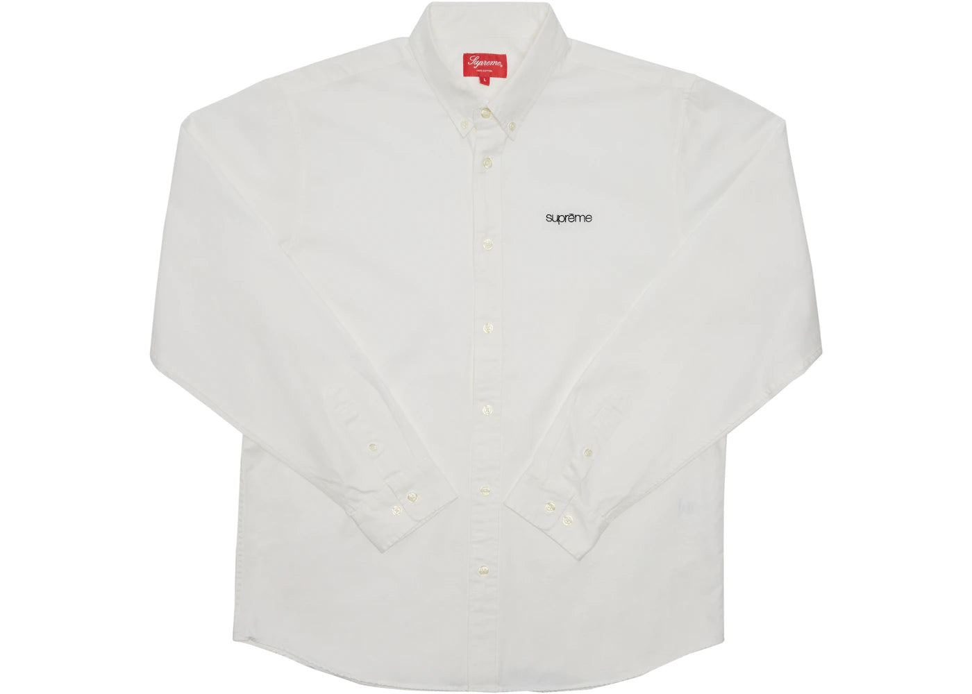 Supreme Washed Twill Shirt White