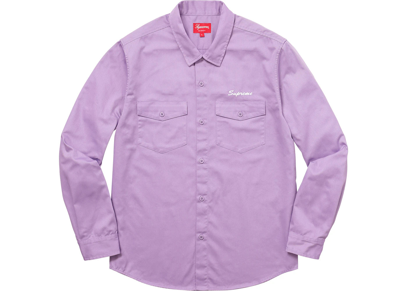 Supreme Waste Work Shirt Dusty Purple