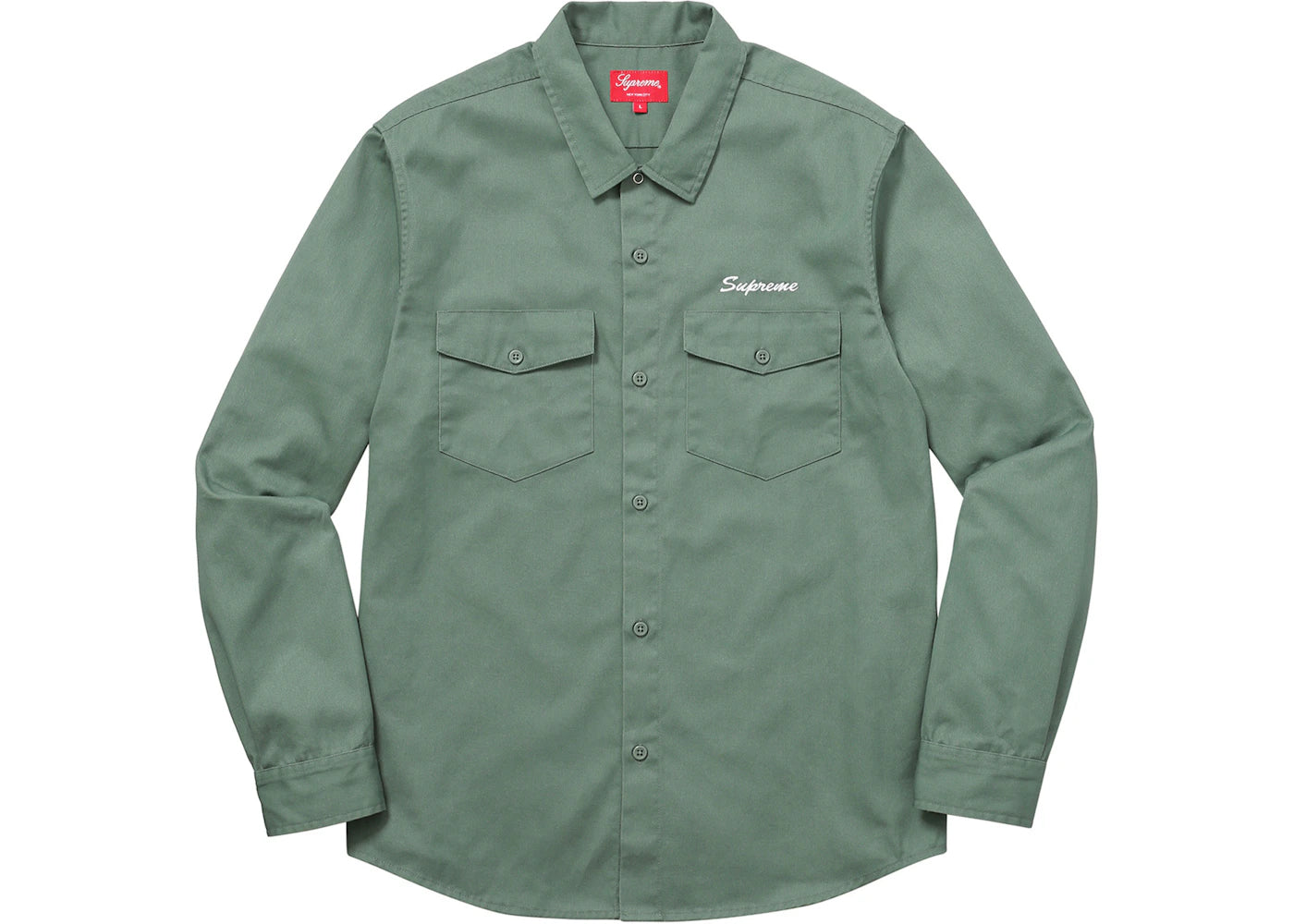 Supreme Waste Work Shirt Light Green