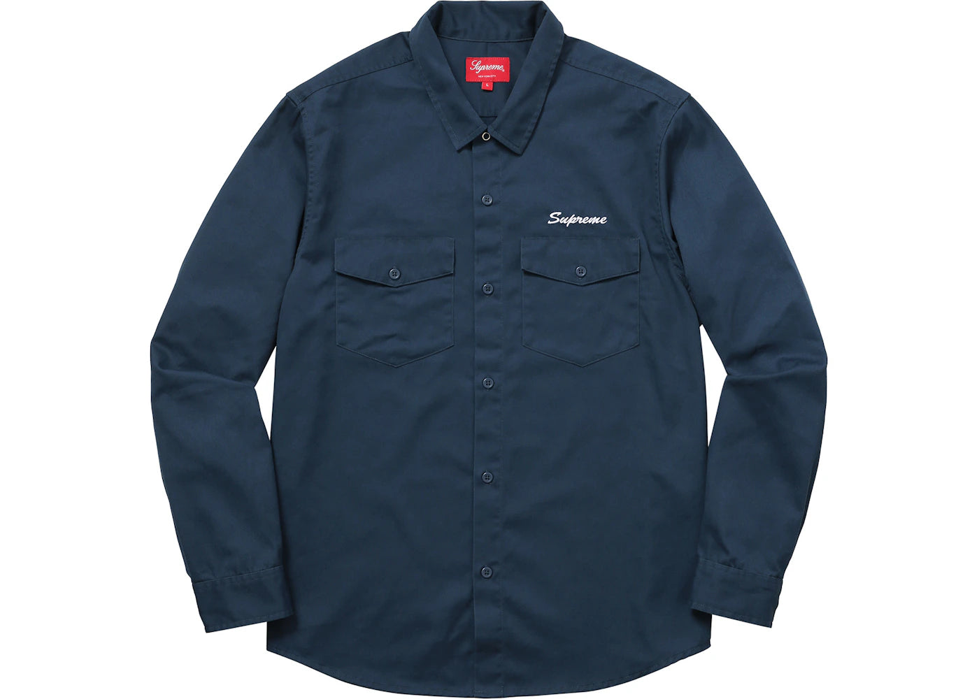 Supreme Waste Work Shirt Light Navy