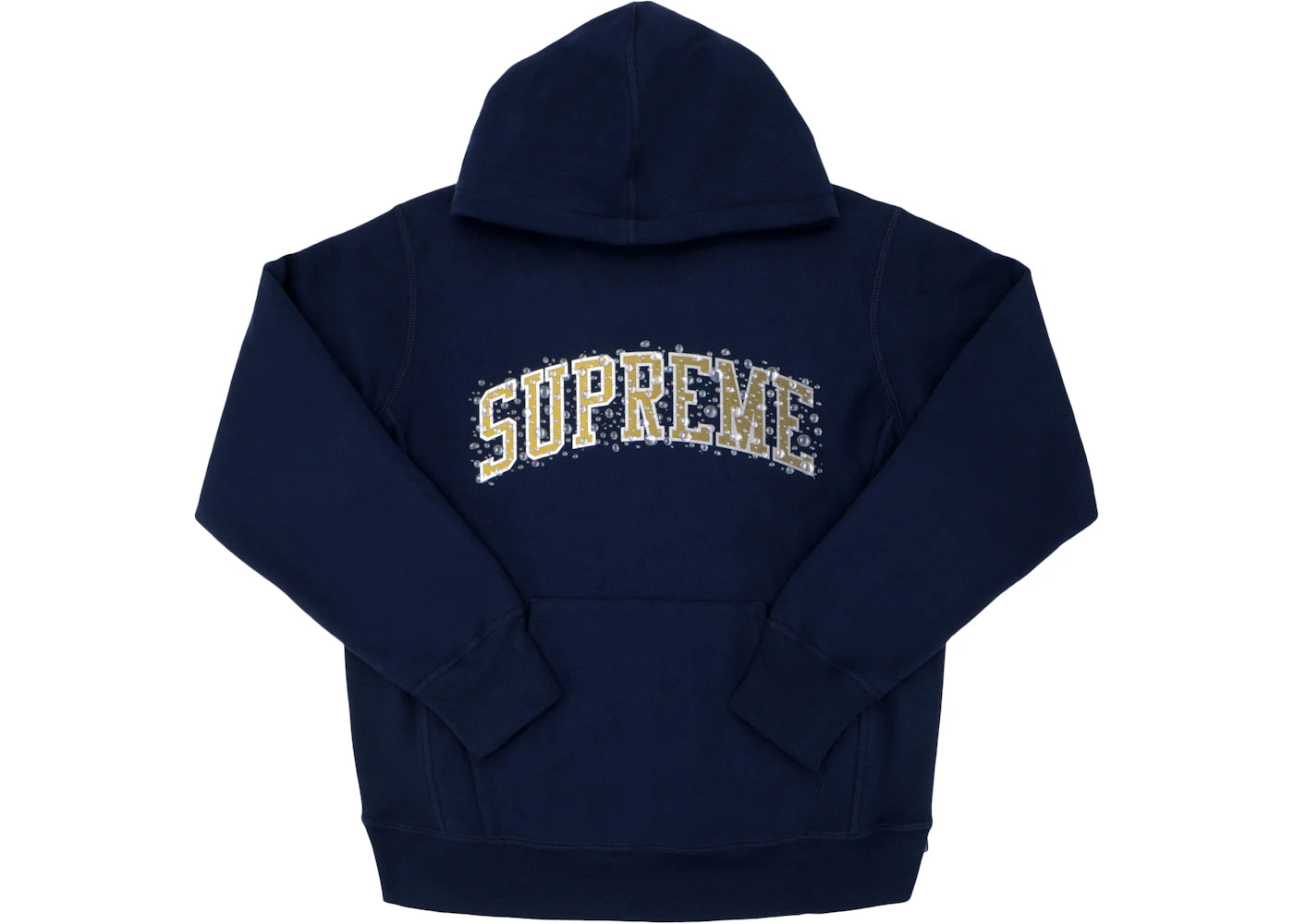 Supreme Water Arc Hooded Sweatshirt Navy