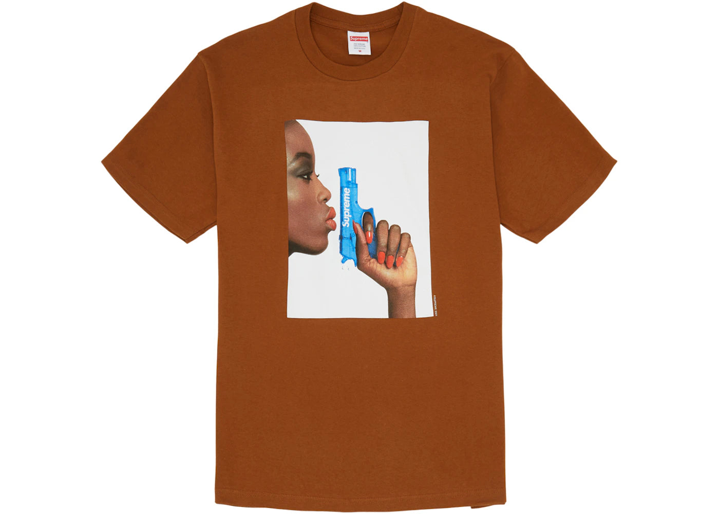 Supreme Water Pistol Tee Brown