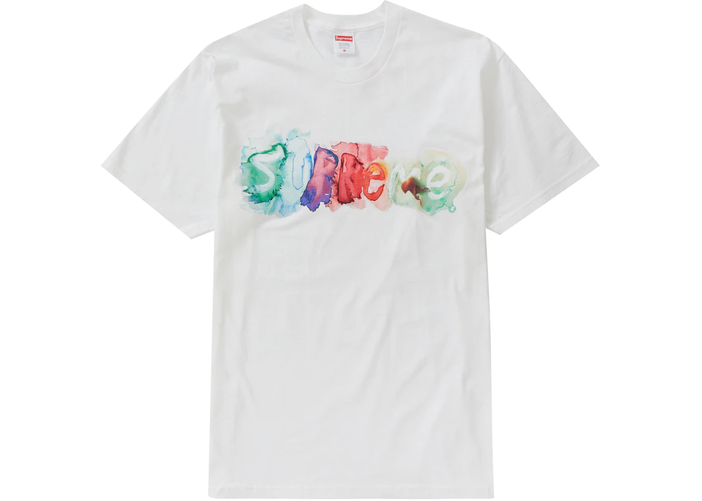 Supreme Watercolor Tee White