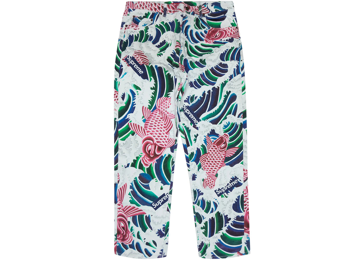 Supreme Waves Regular Jean Multicolor