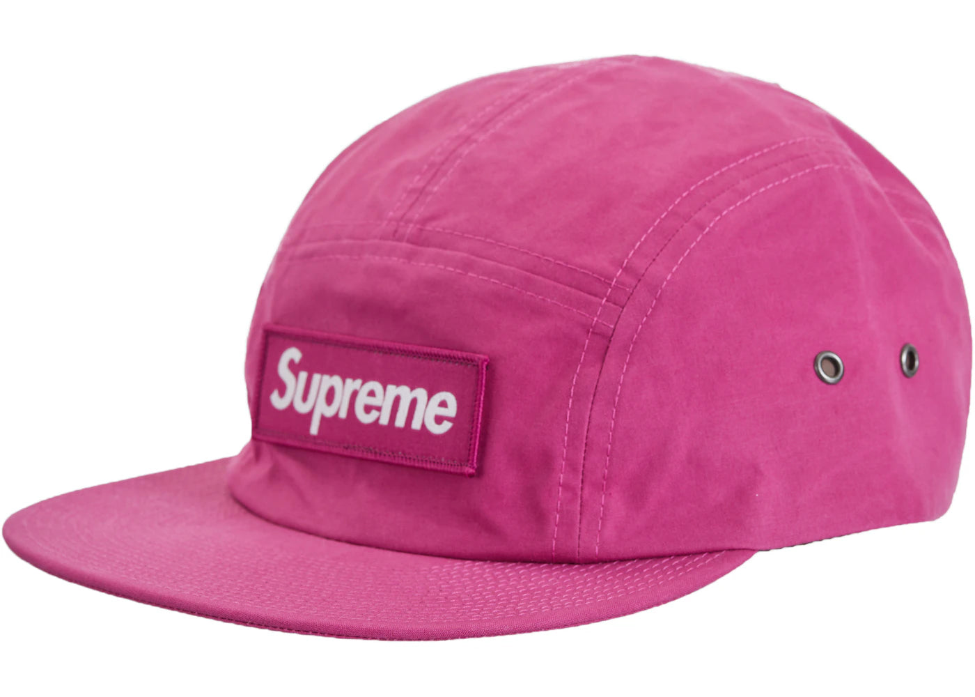 Supreme Waxed Cotton Camp Cap (FW23) Magenta