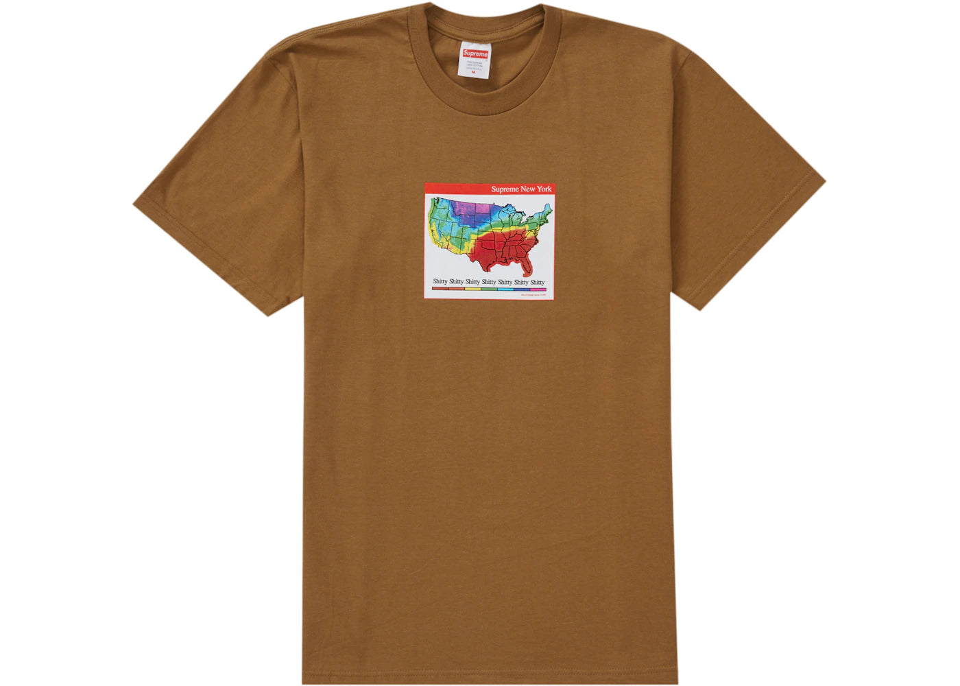 Supreme Weather Tee Brown