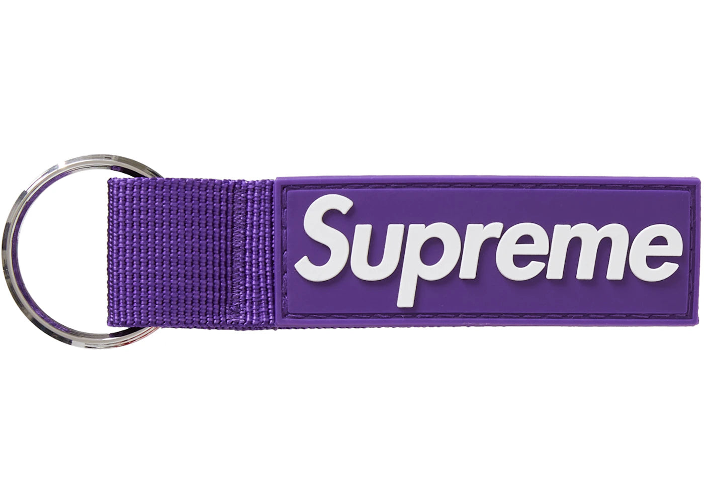 Supreme Webbing Keychain Purple
