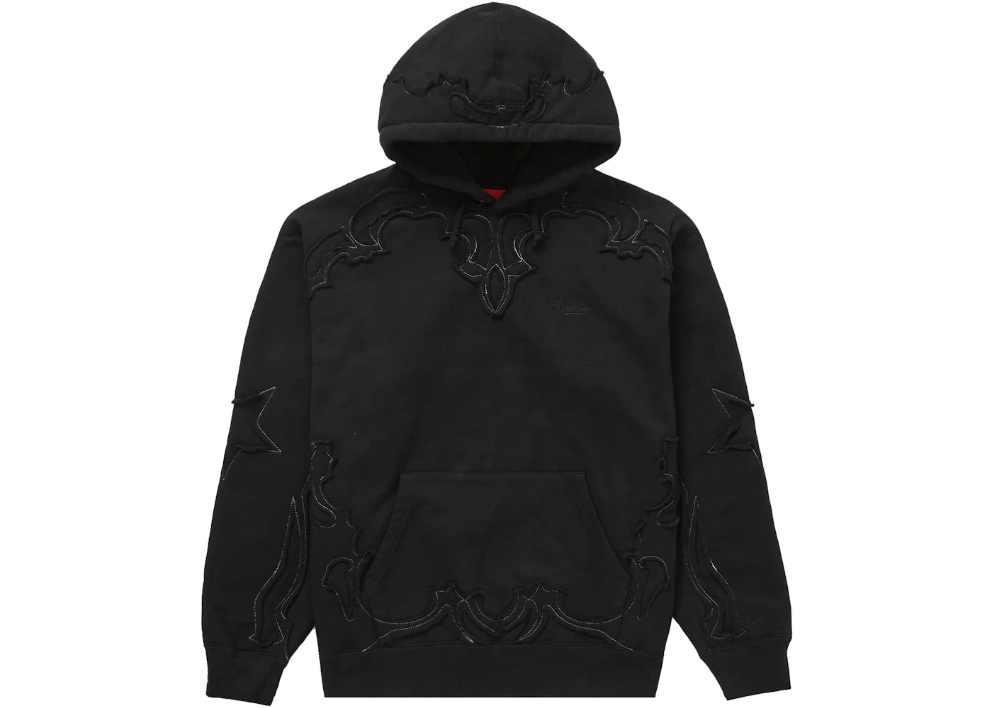 Supreme Western Cut Out Hooded Sweatshirt Black