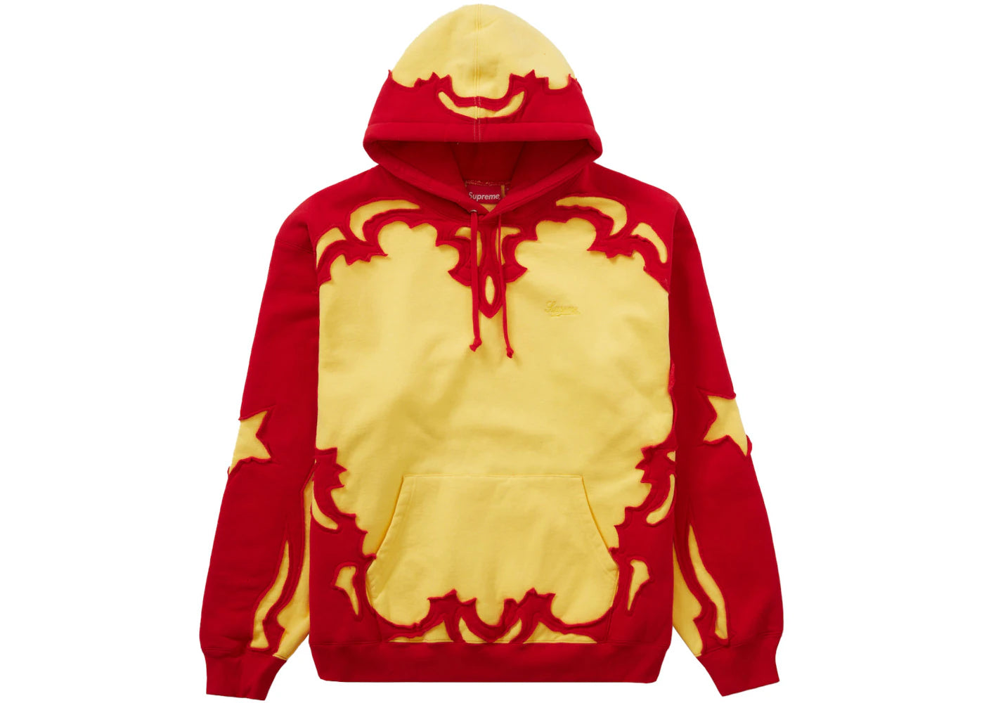 Supreme Western Cut Out Hooded Sweatshirt Gold