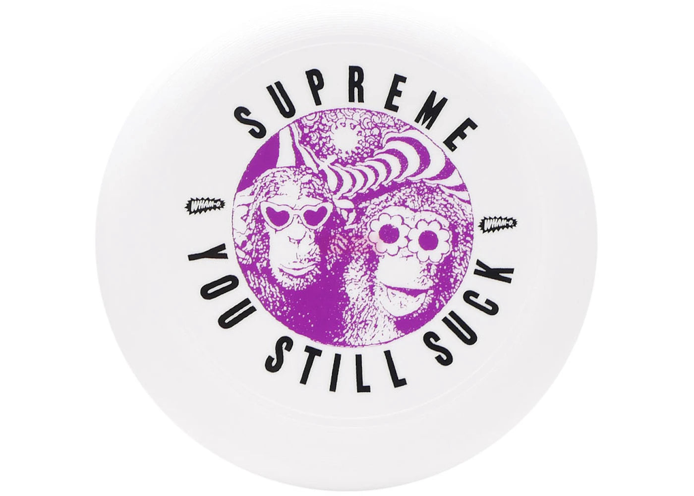 Supreme Wham O You Still Suck Frisbee White