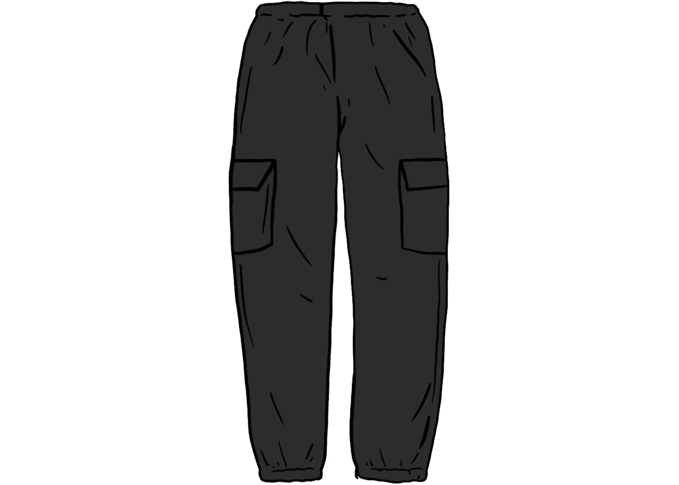 Supreme Wide Wale Corduroy Cargo Pant Black