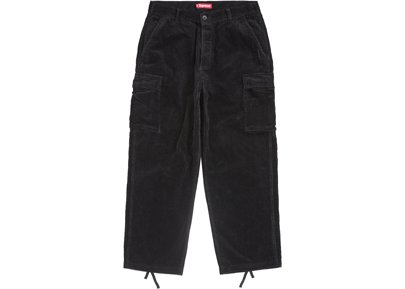 Supreme Wide Wale Corduroy Cargo Pant (FW24) Black