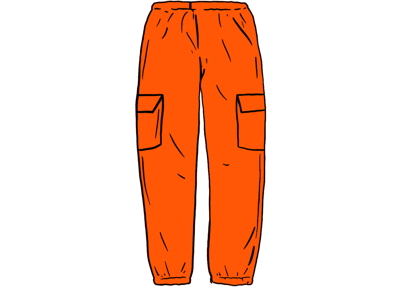 Supreme Wide Wale Corduroy Cargo Pant Orange