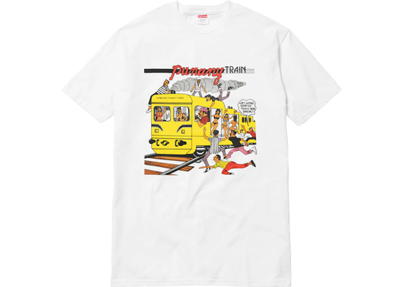 Supreme Wilfred Limonius Punany Train Tee White