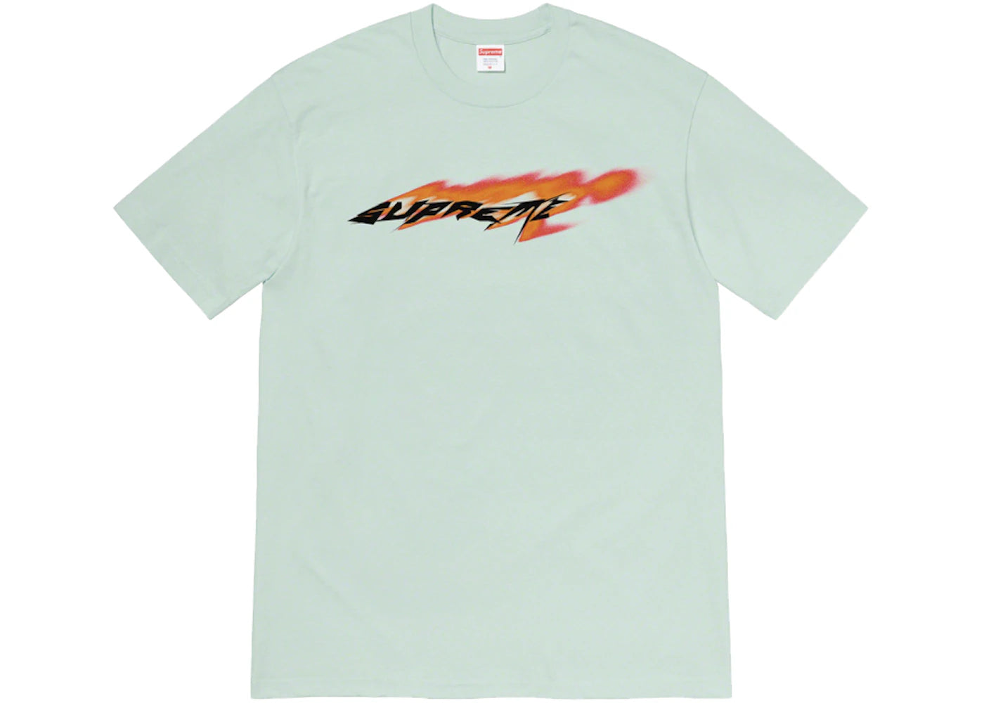 Supreme Wind Tee Pale Aqua/Orange