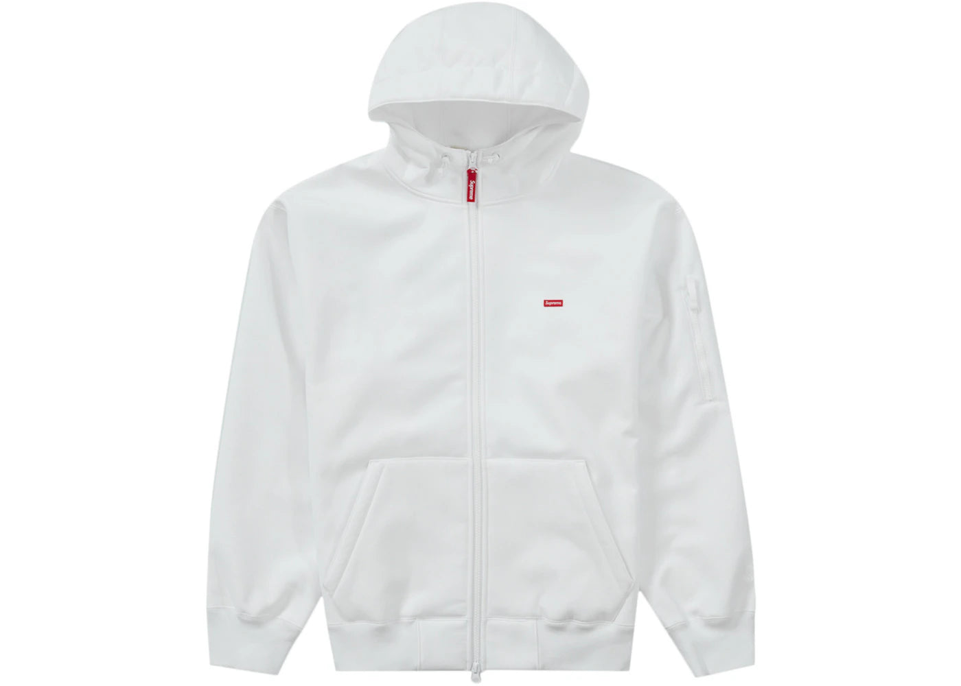 Supreme WINDSTOPPER Zip Up Hooded Sweatshirt (FW23) White