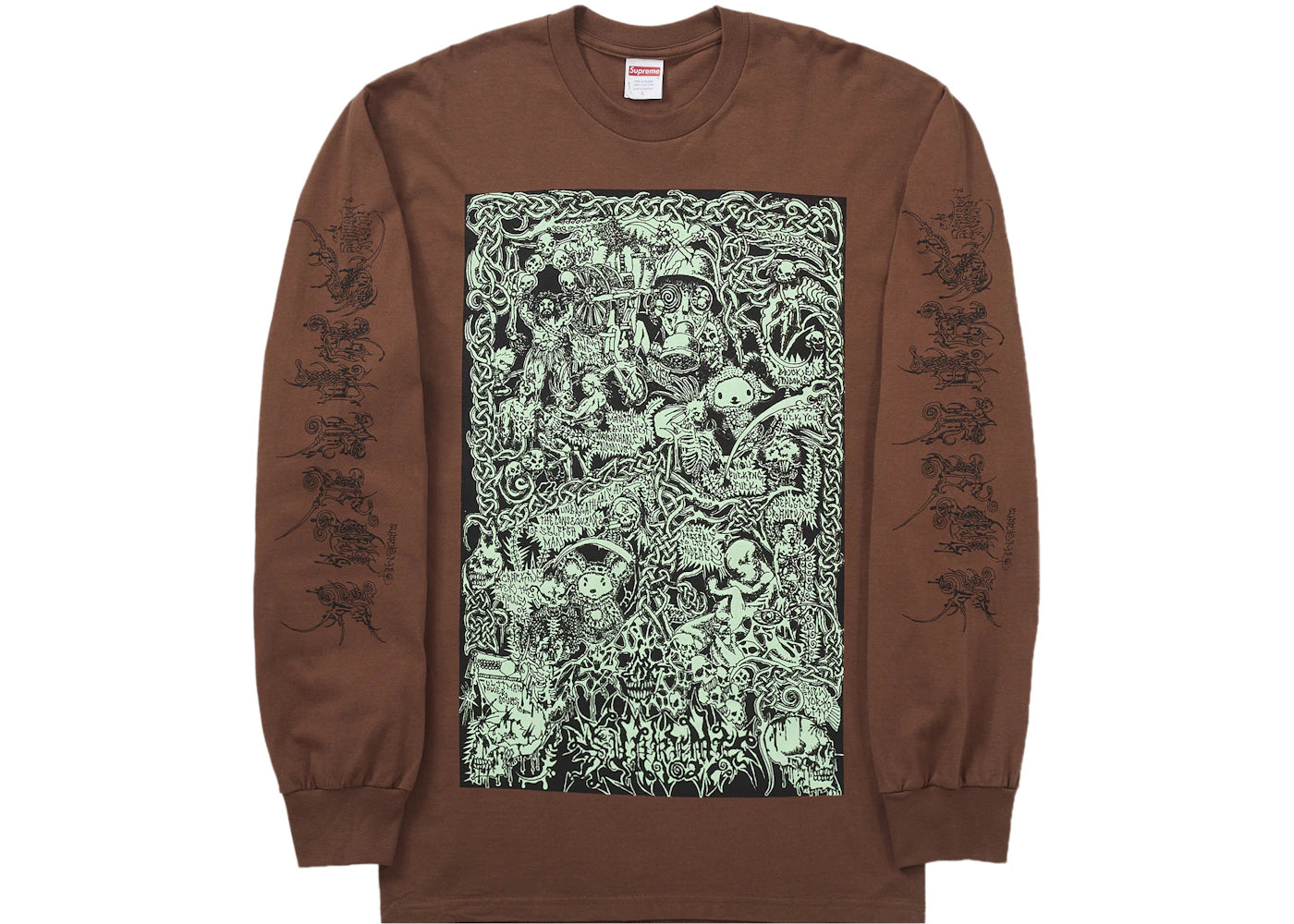 Supreme Wombat L/S Tee Brown