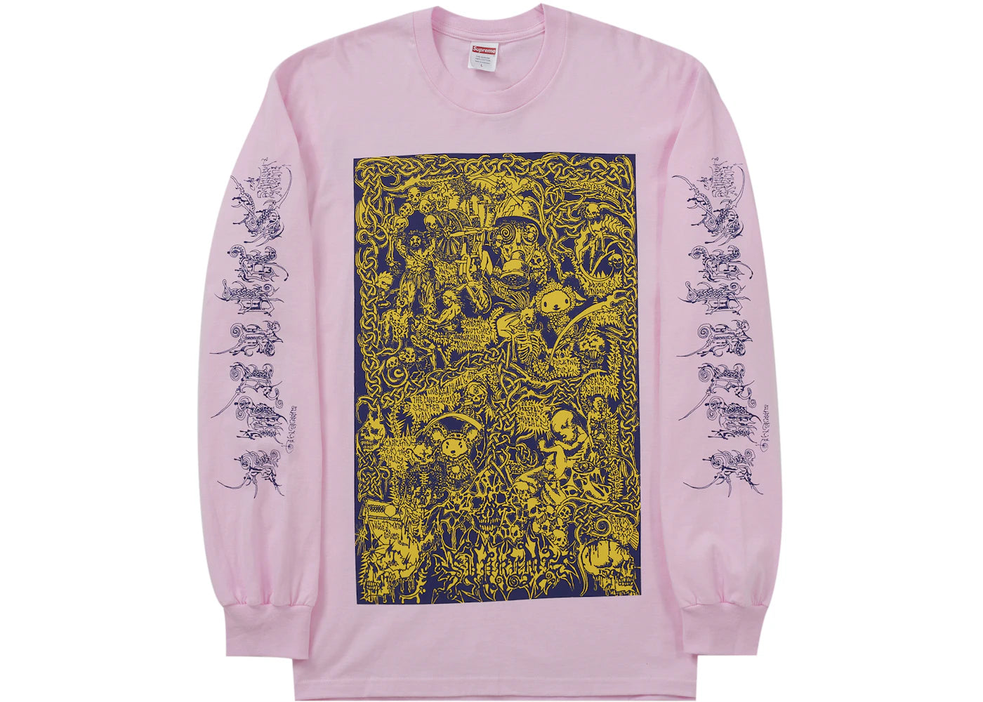 Supreme Wombat L/S Tee Light Pink