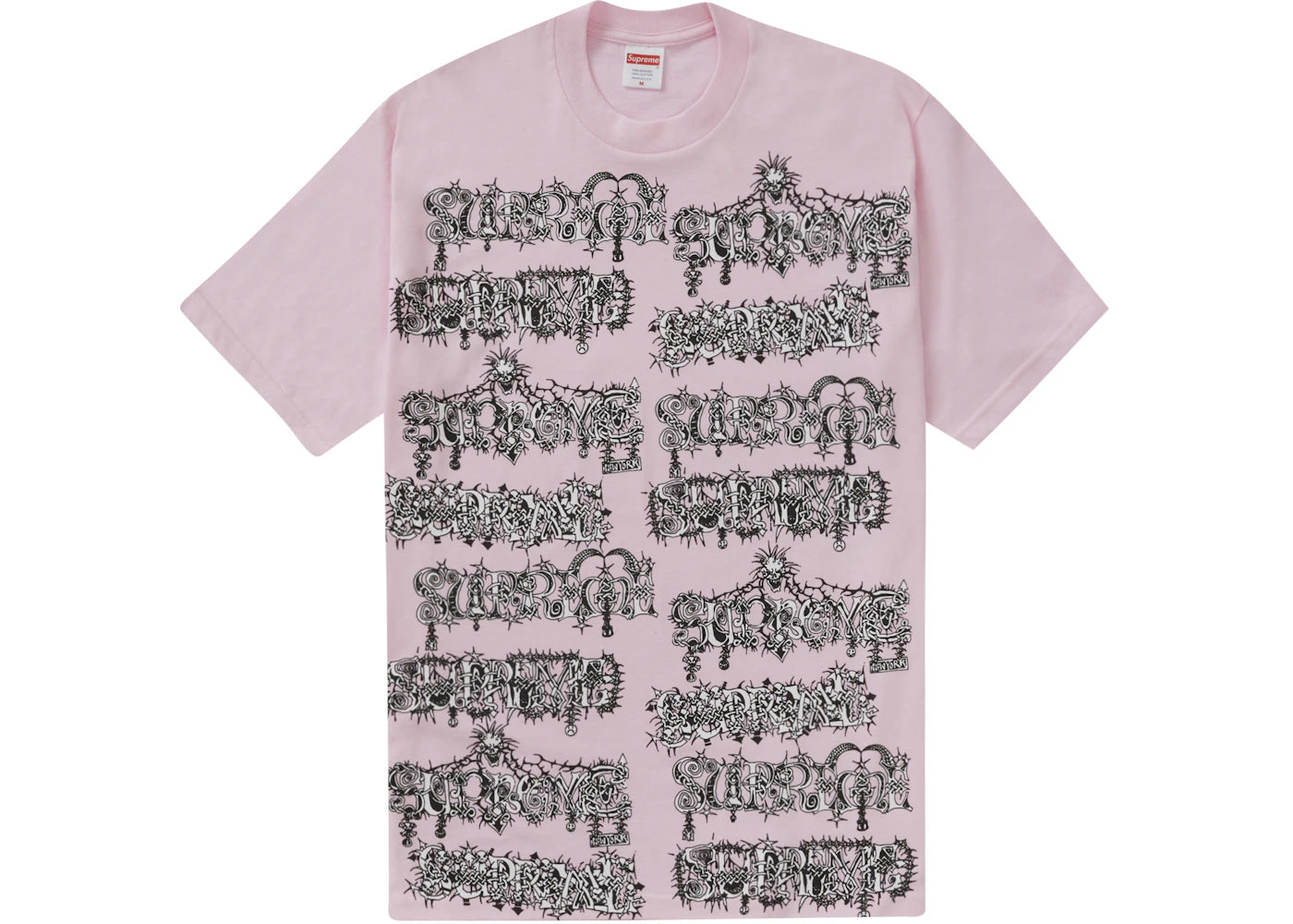 Supreme Wombat Tee Light Pink
