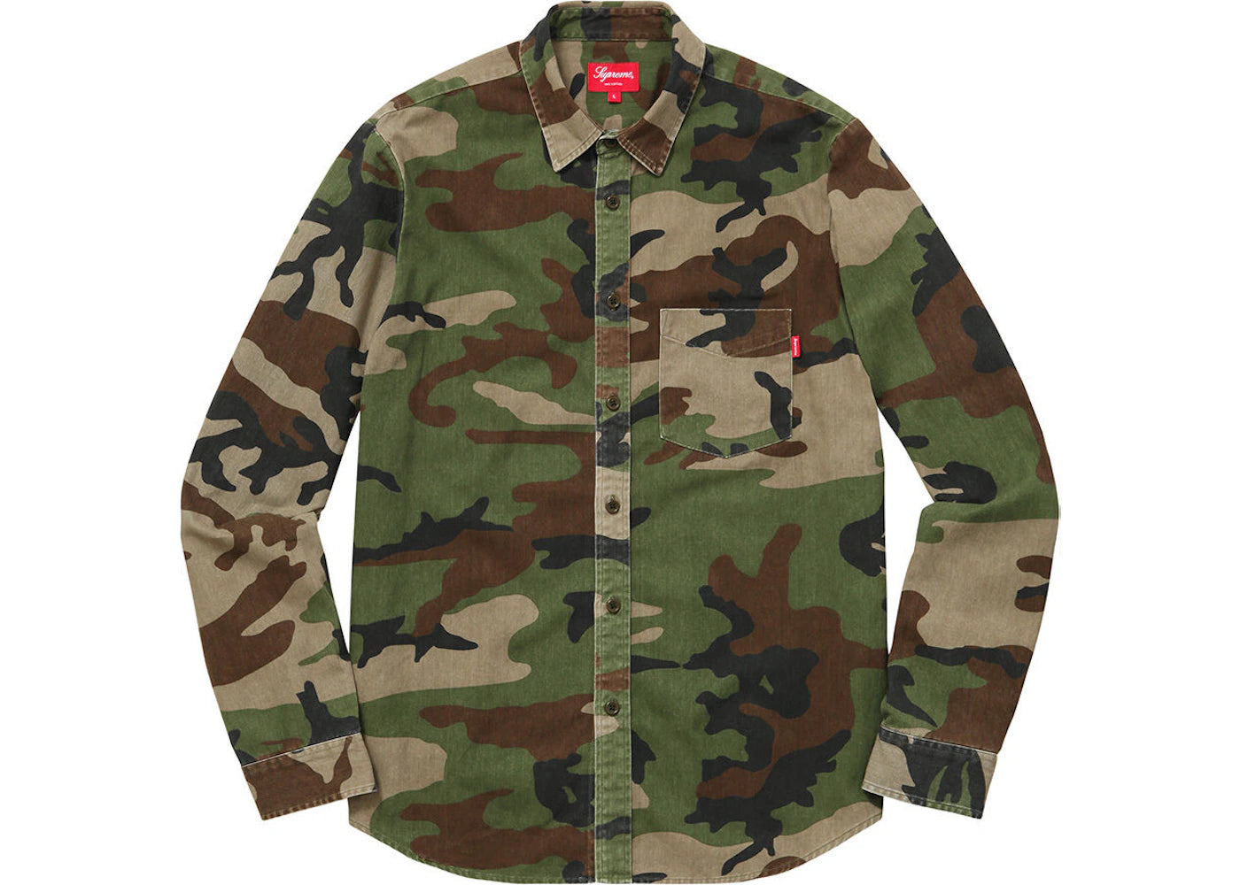 Supreme Woodland Shirt Camo