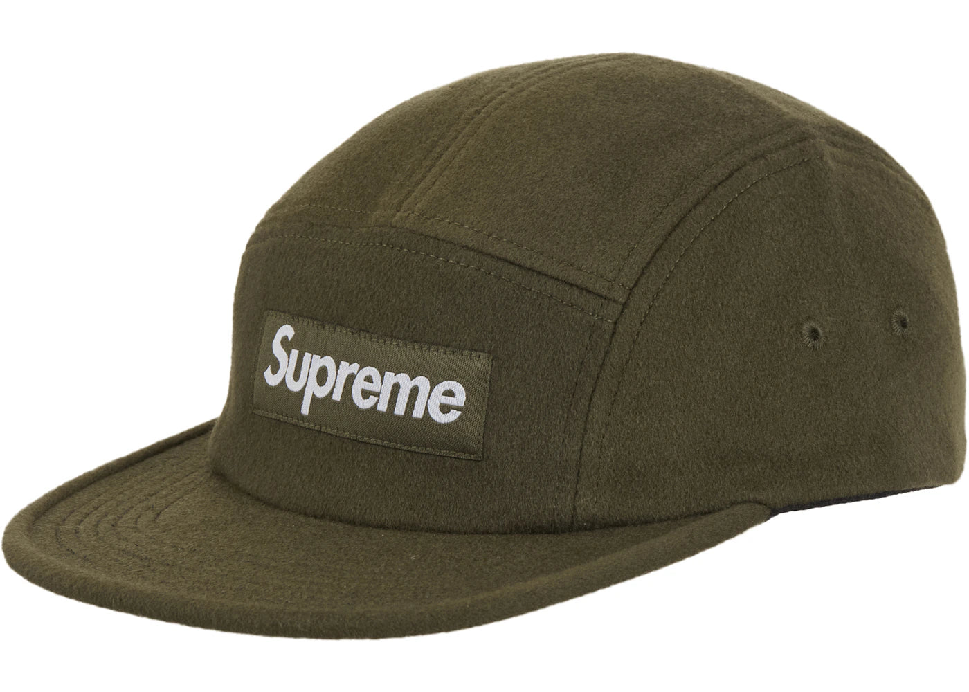 Supreme Wool Camp Cap (FW24) Dark Olive