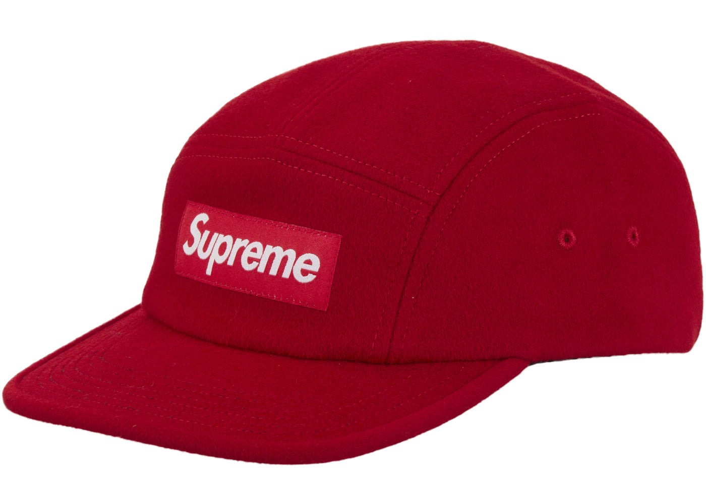 Supreme Wool Camp Cap (FW24) Red
