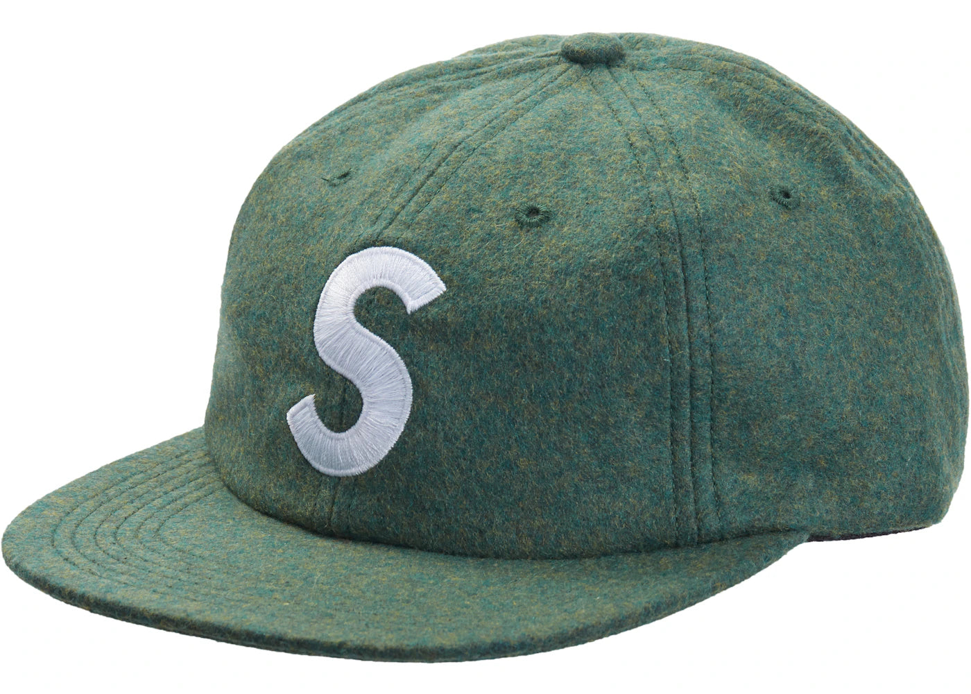 Supreme Wool S Logo 6-Panel FW19 Green
