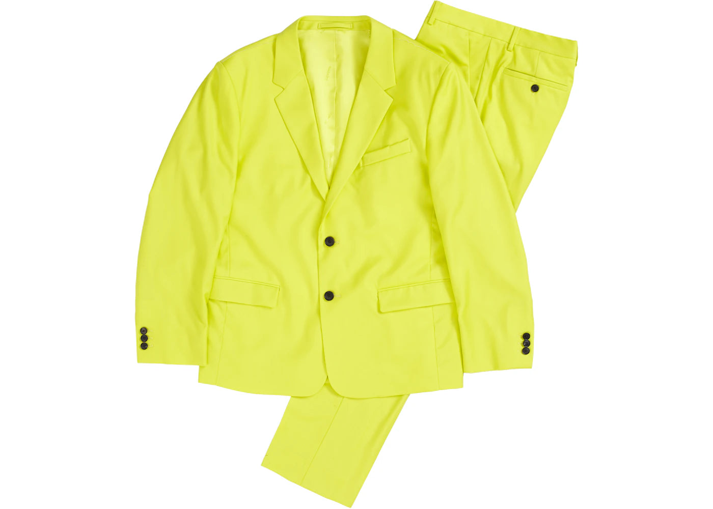 Supreme Wool Suit Bright Yellow