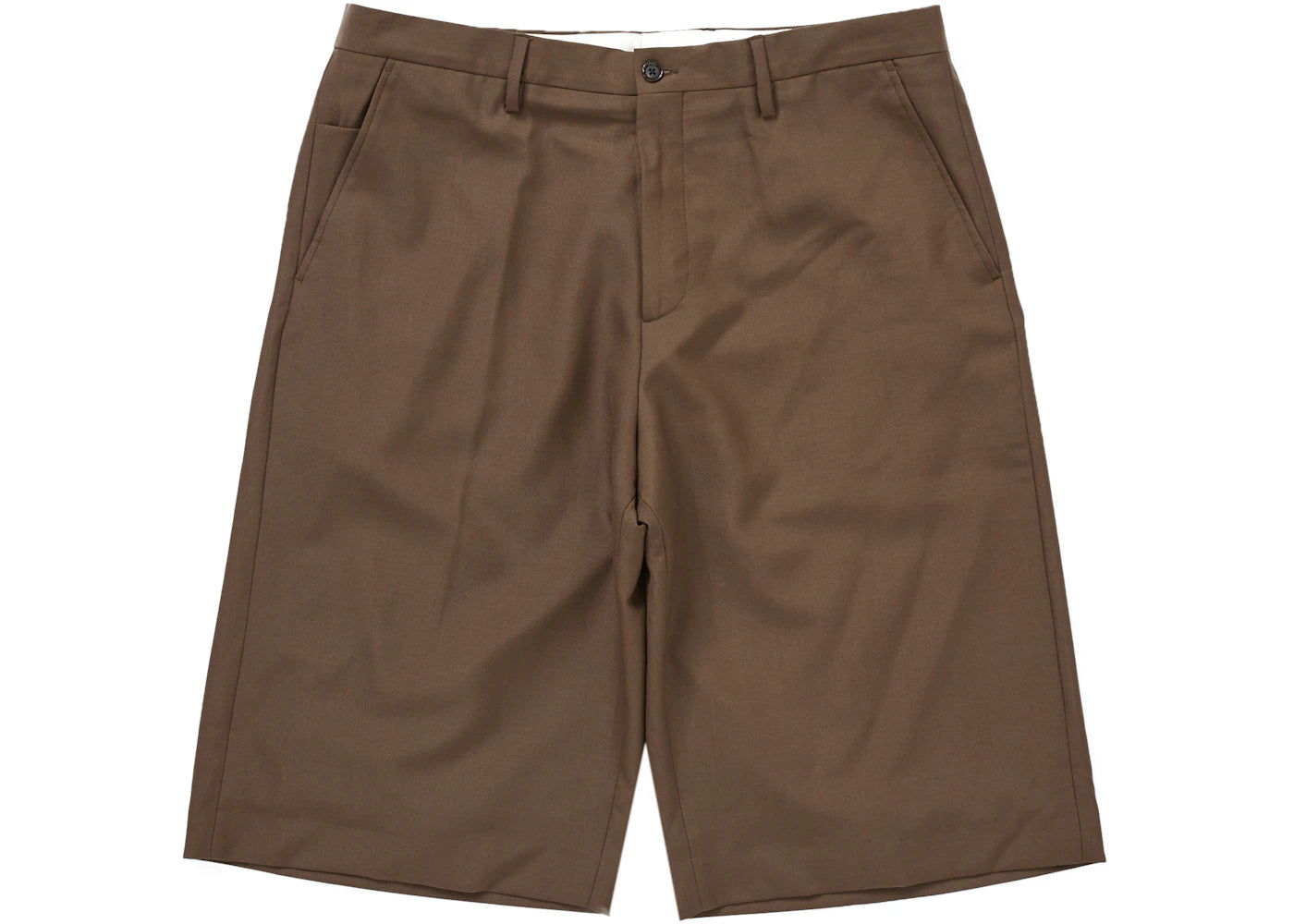 Supreme Wool Trouser Short Brown