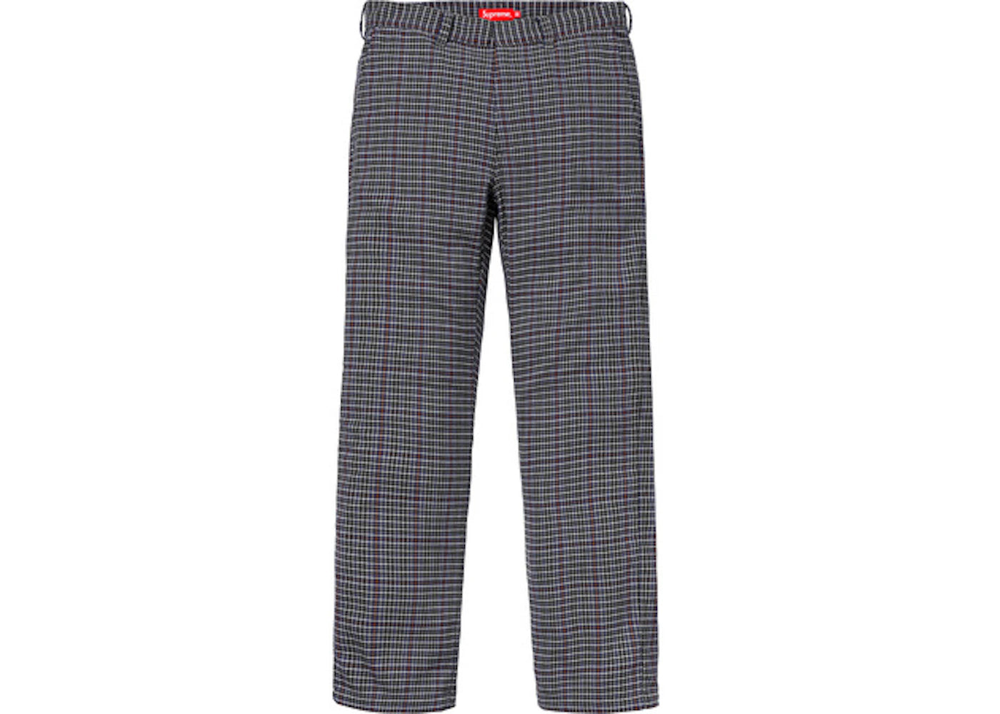 Supreme Work Pant (SS18) Grey Plaid