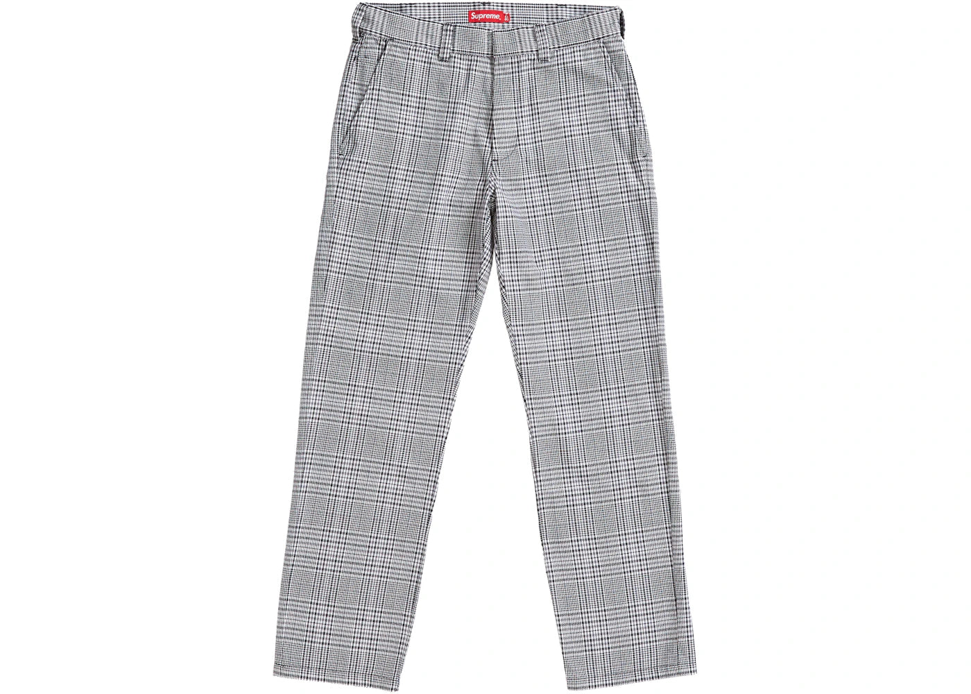 Supreme Work Pant (SS19) Black Plaid