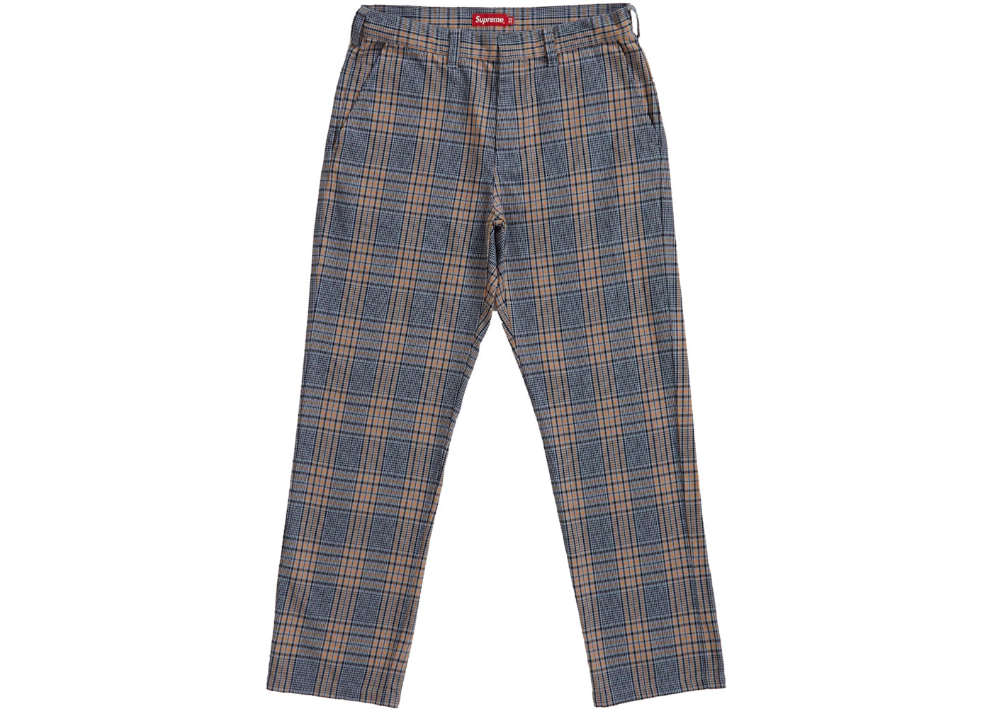 Supreme Work Pant (SS19) Blue Plaid