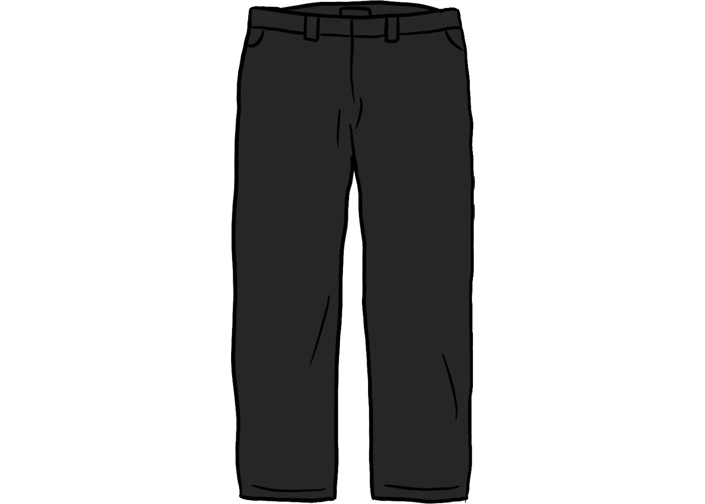 Supreme Work Pant (SS21) Black