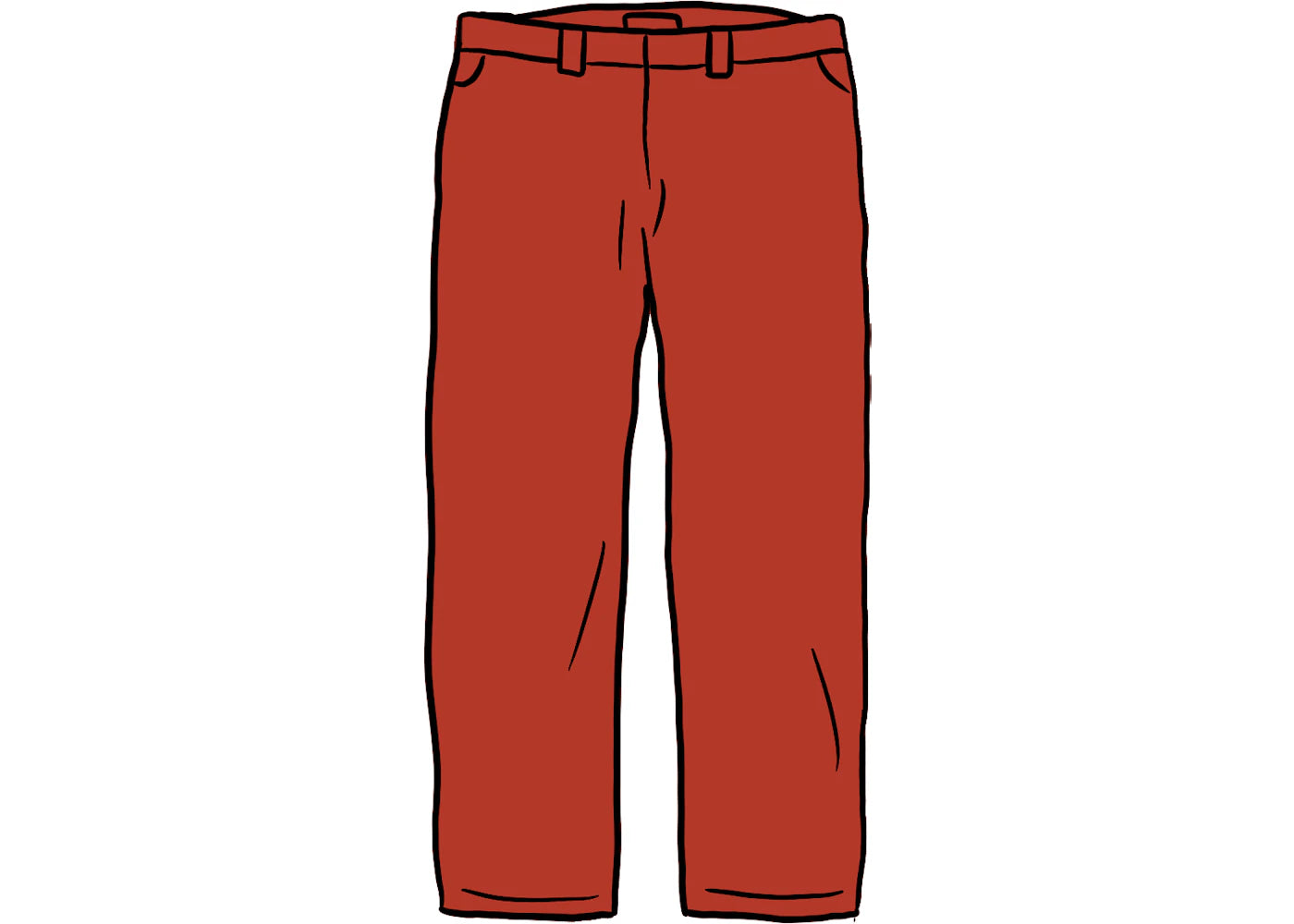 Supreme Work Pant (SS21) Red