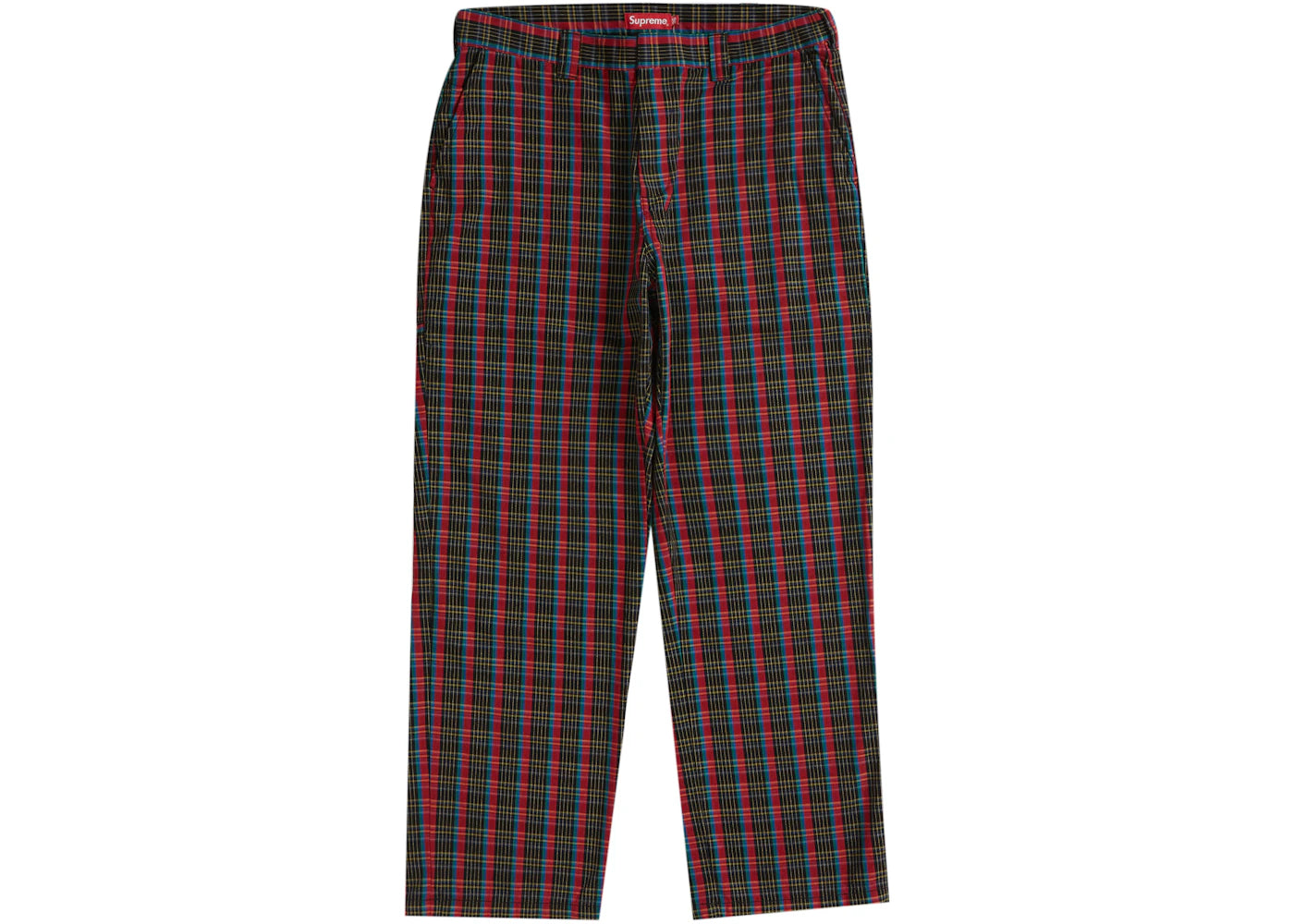 Supreme Work Pant (SS23) Red Plaid